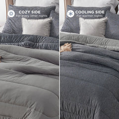 Reversible Warm & Cooling Comforter Set