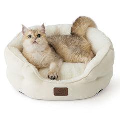 Round Solid Pet Bed