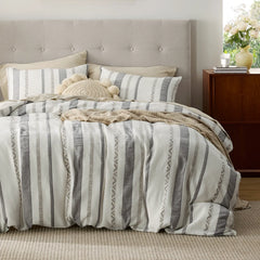 PureWoven™ Cotton Boho Waffle Weave Duvet Cover Set
