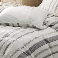 PureWoven™ Cotton Boho Waffle Weave Duvet Cover Set