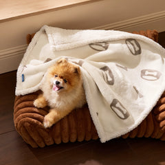 Reversible Waterproof Sherpa Blanket