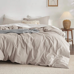 PureWoven™ Washed Cotton Duvet Cover Set