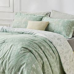 Reversible Floral Duvet Cover Set