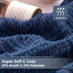 Multi-Purpose Knit Chenille Blanket