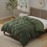 Modern Waffle Weave Duvet Cover
