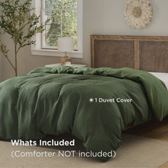 Modern Waffle Weave Duvet Cover