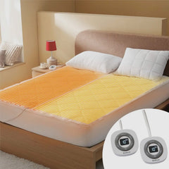 Heated Mattress Pad with Brushed Polyester Microfiber