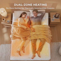 Waterproof Heated Mattress Pad with Cotton Cover