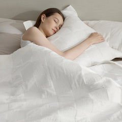 Cotton Checkered Quilt Set