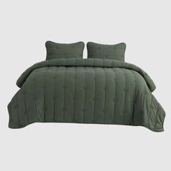 Prewashed Diamond Quilt Set