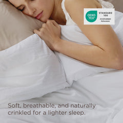 Prewashed Microfiber Duvet Cover with Cotton-Like Feel