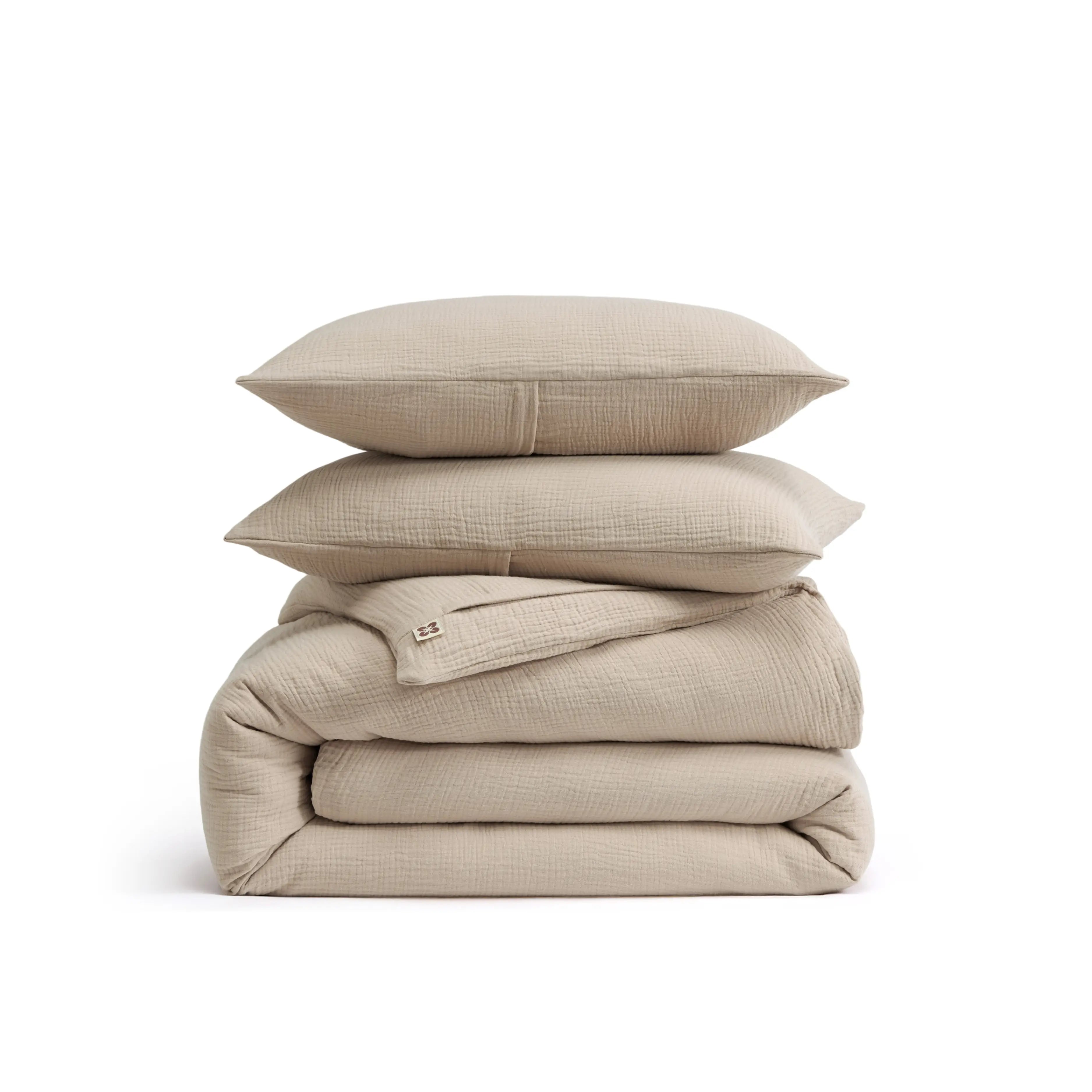 PureWoven™ Triple-Layer Cotton Gauze Duvet Cover Set