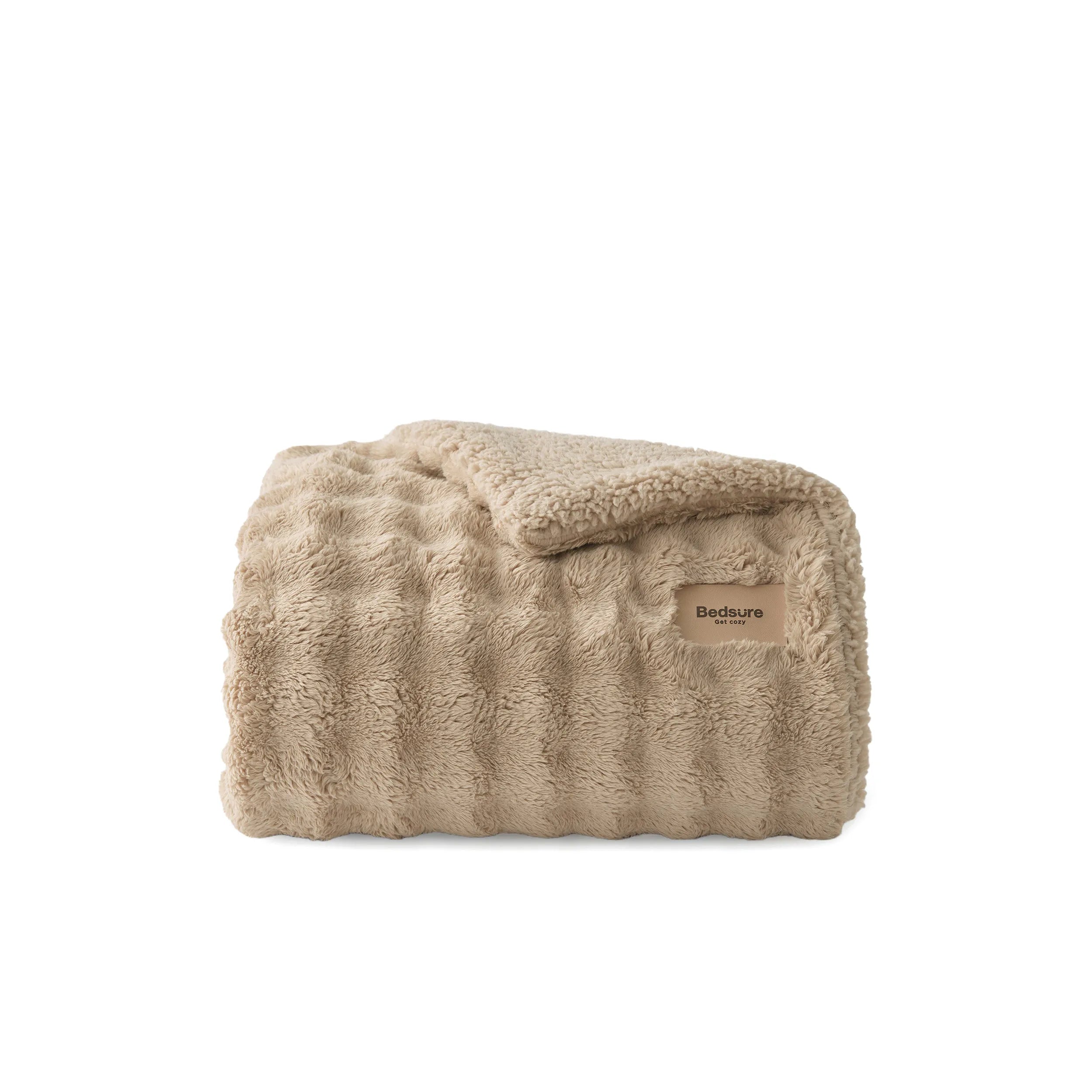 Bubble Sherpa Fleece Blanket