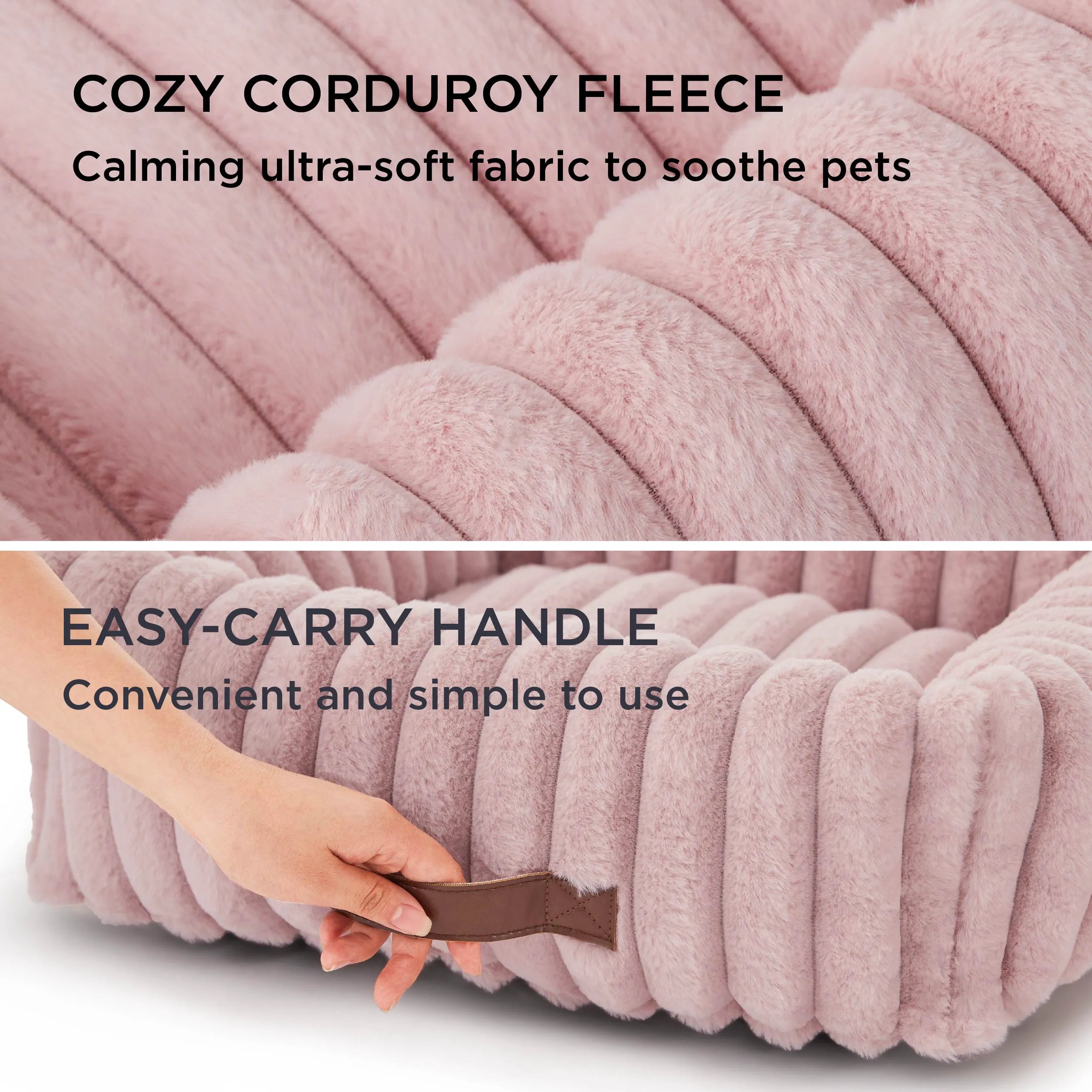 ComfyFleece™ Rectangular Dog Bed