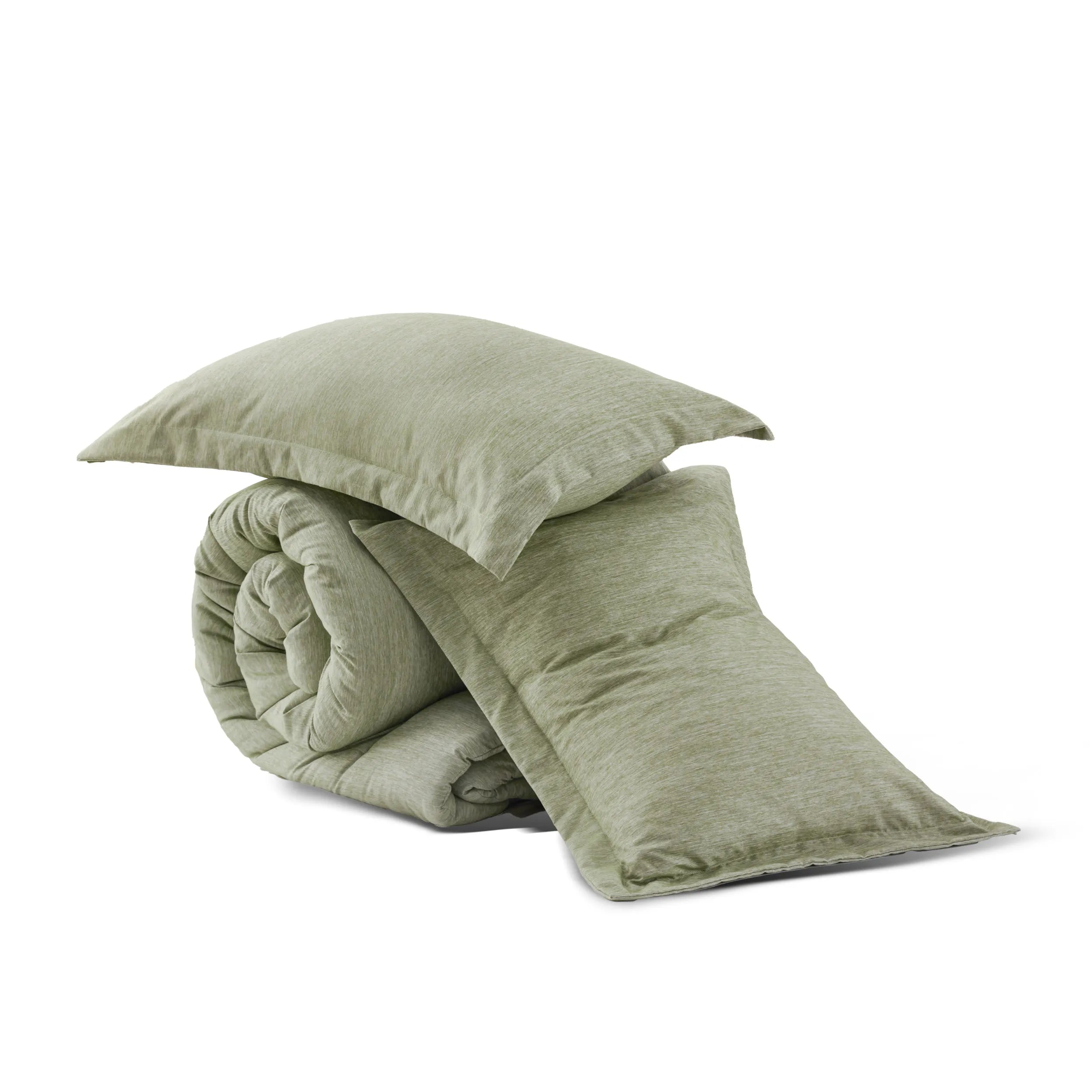 Cationic Dye Comforter Set - 100gsm