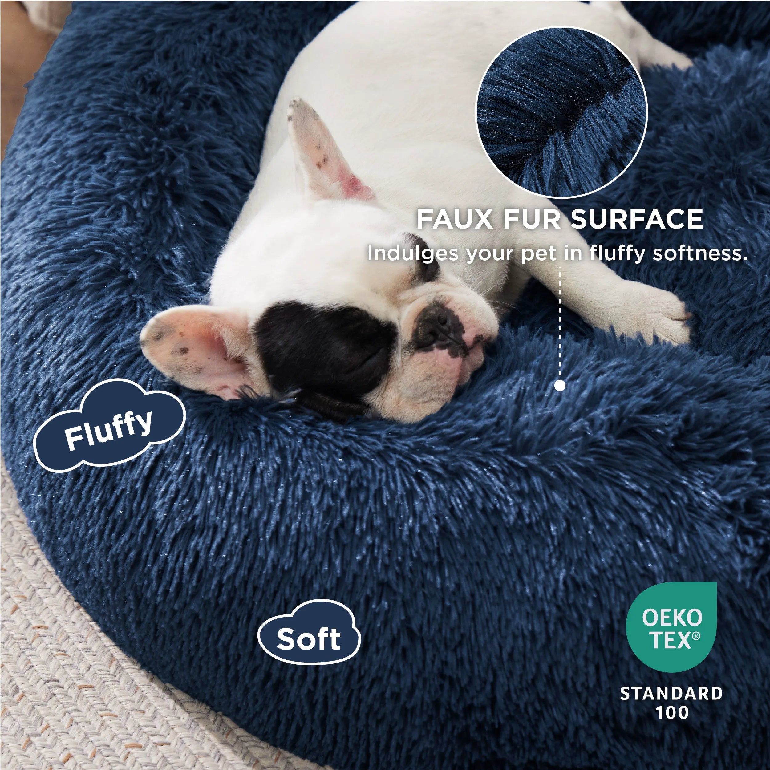 Calming Donut Bed for Pets