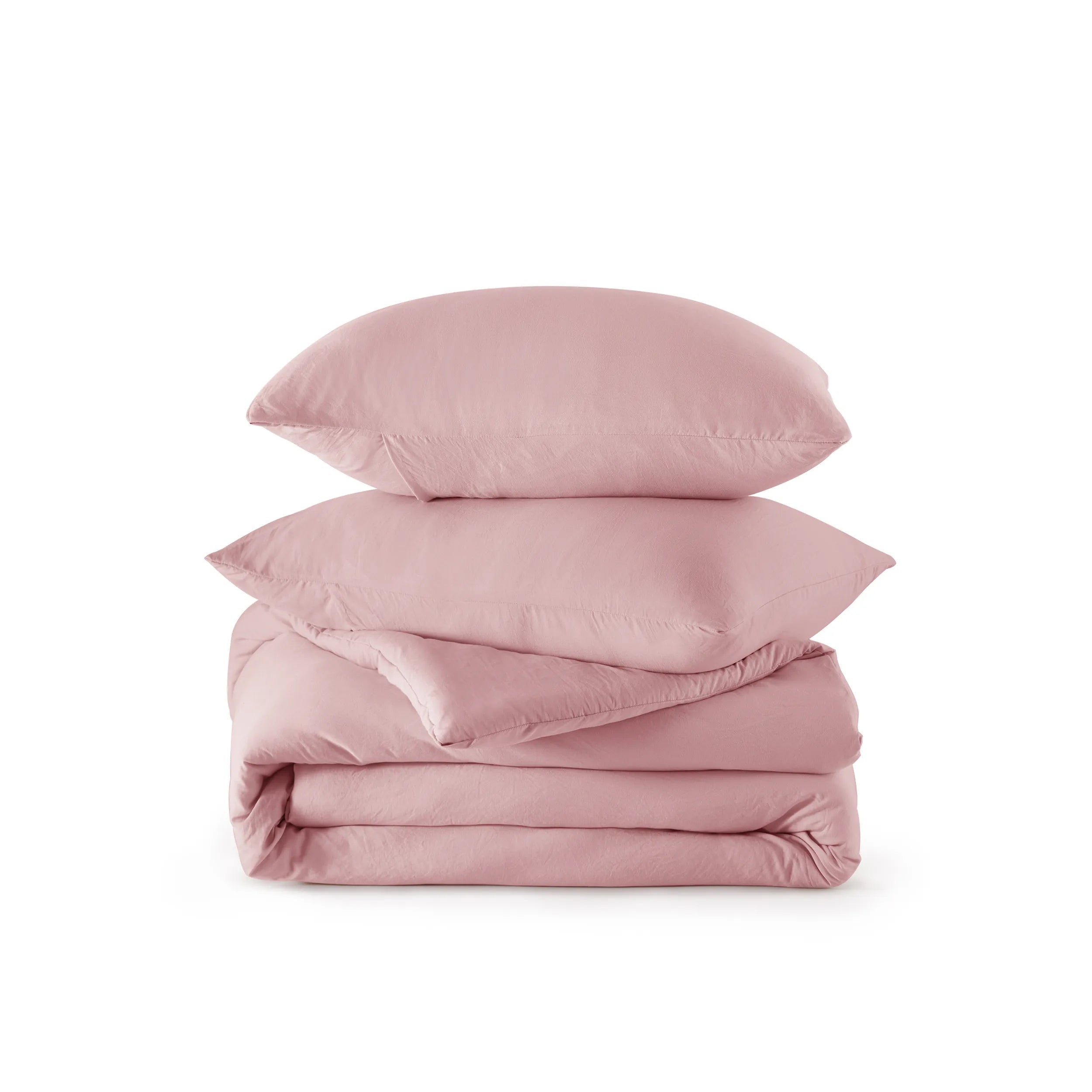 Pre-Washed Solid Comforter Set