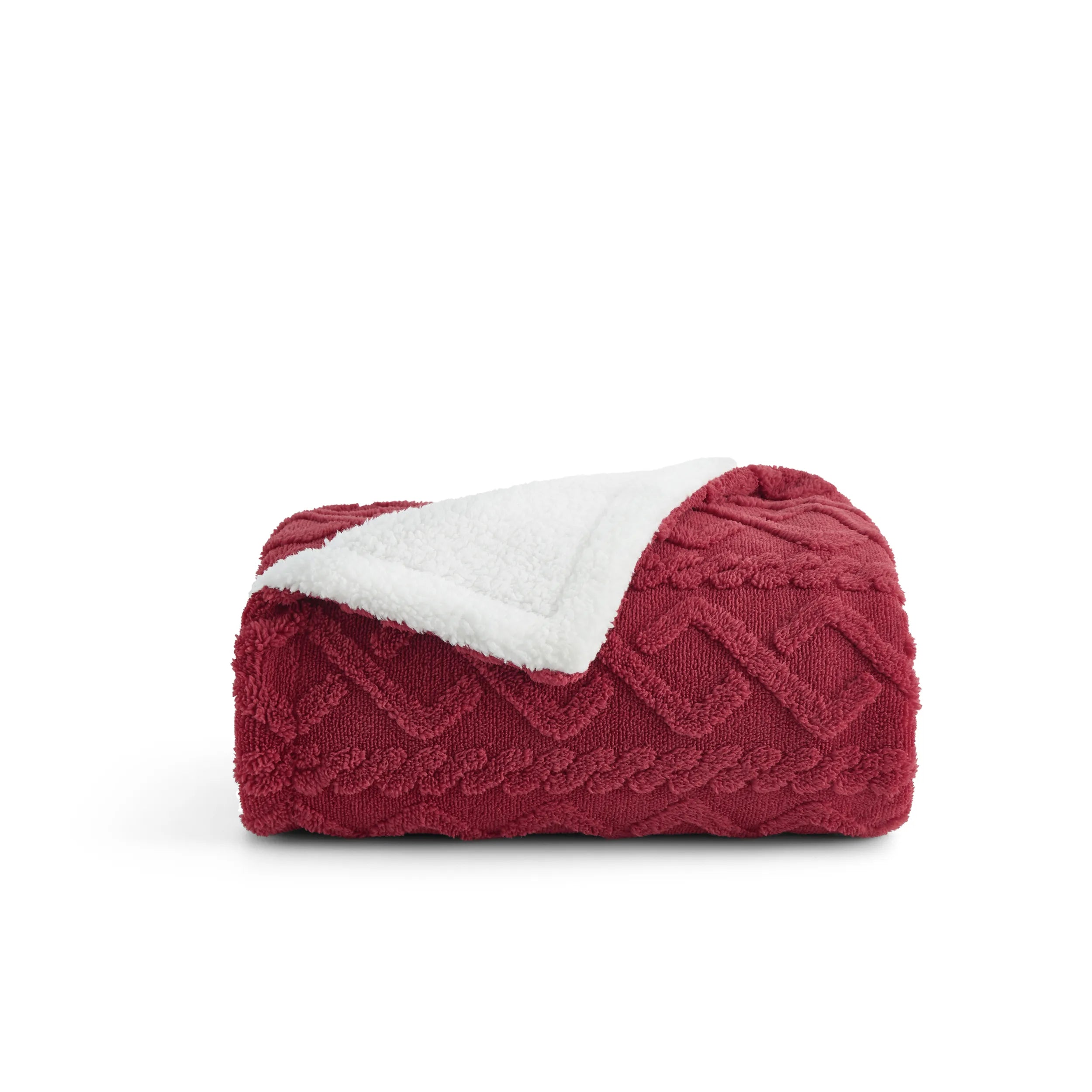 Cozy Sherpa Throw Blanket for Couch