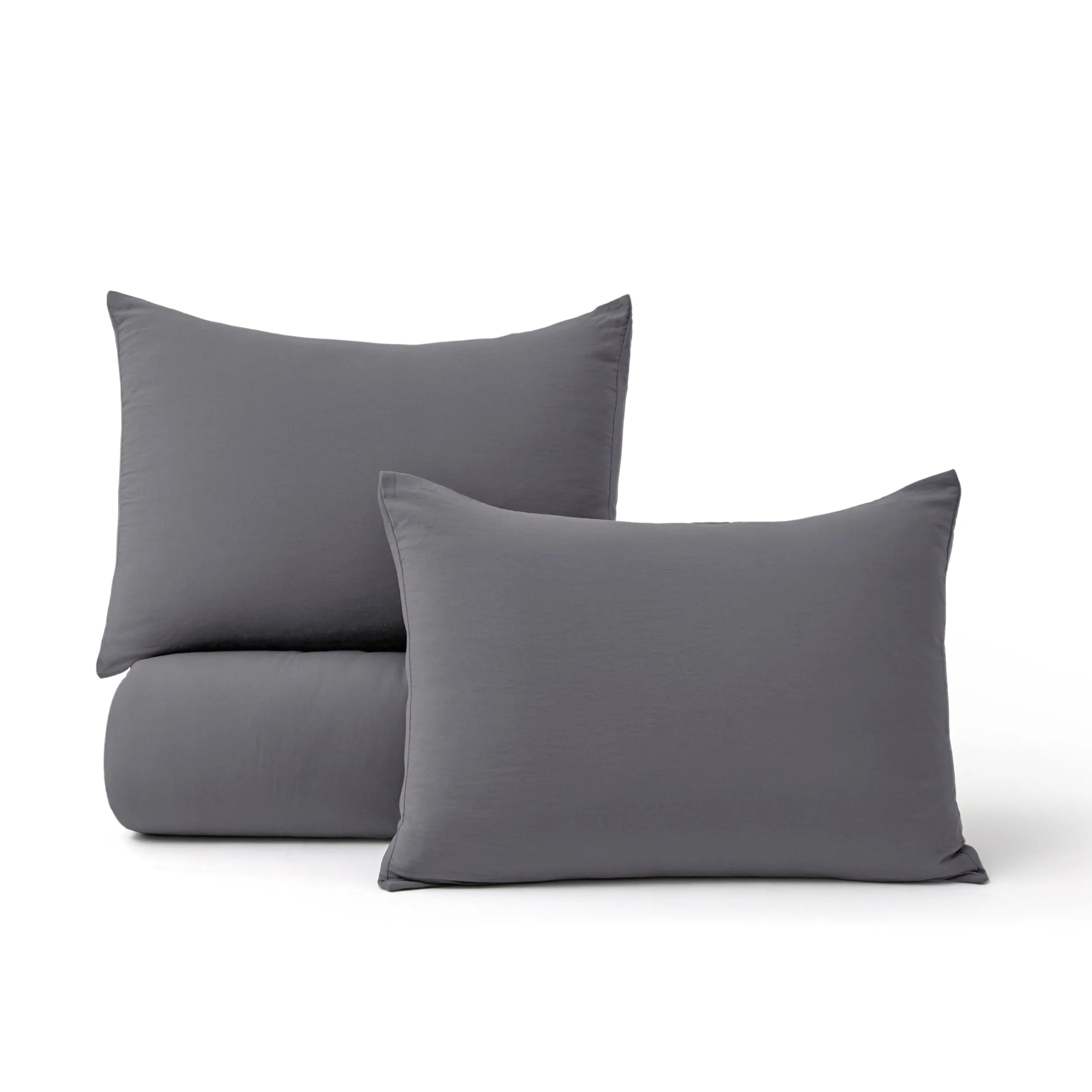 Pre-Washed Solid Comforter Set