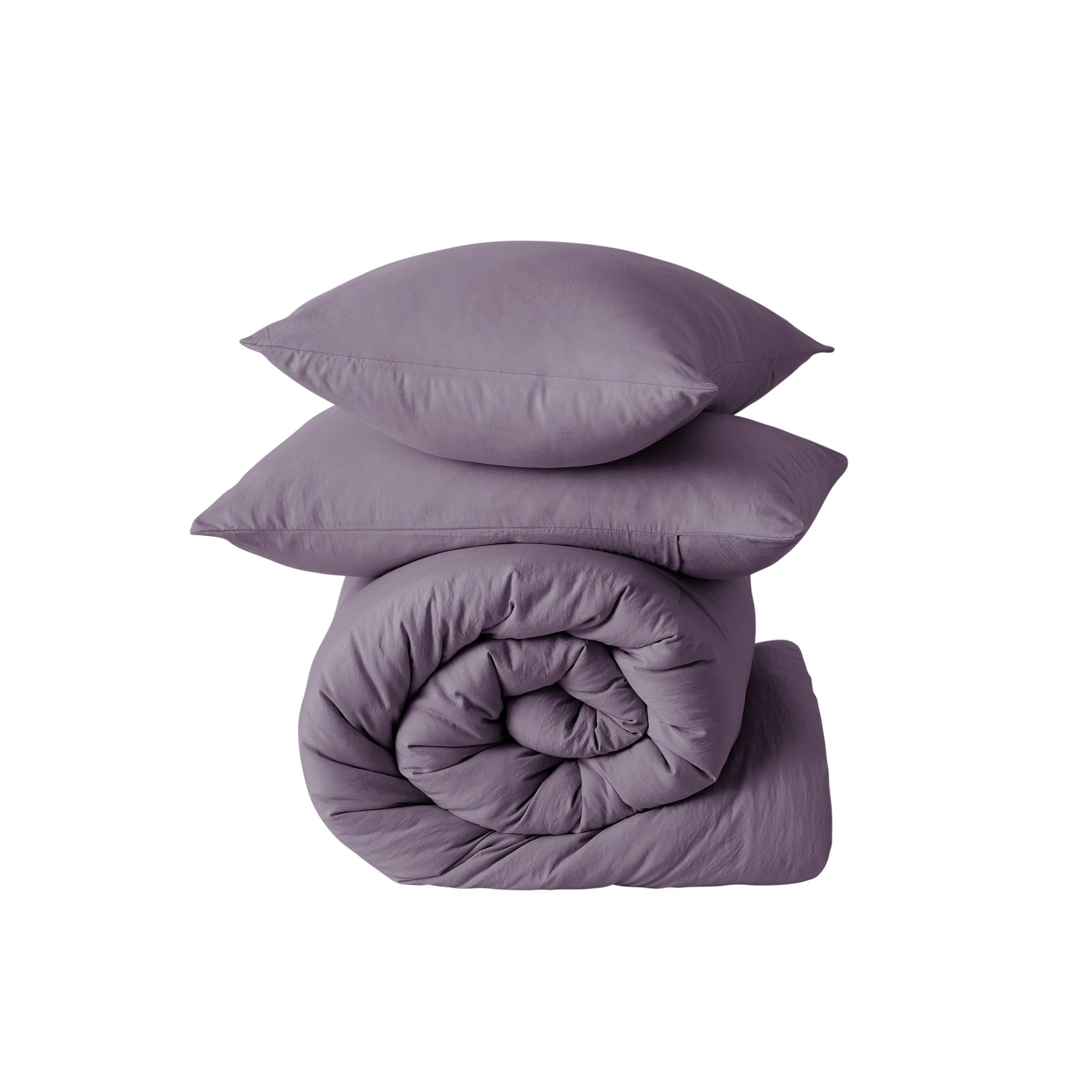 Pre-Washed Solid Comforter Set