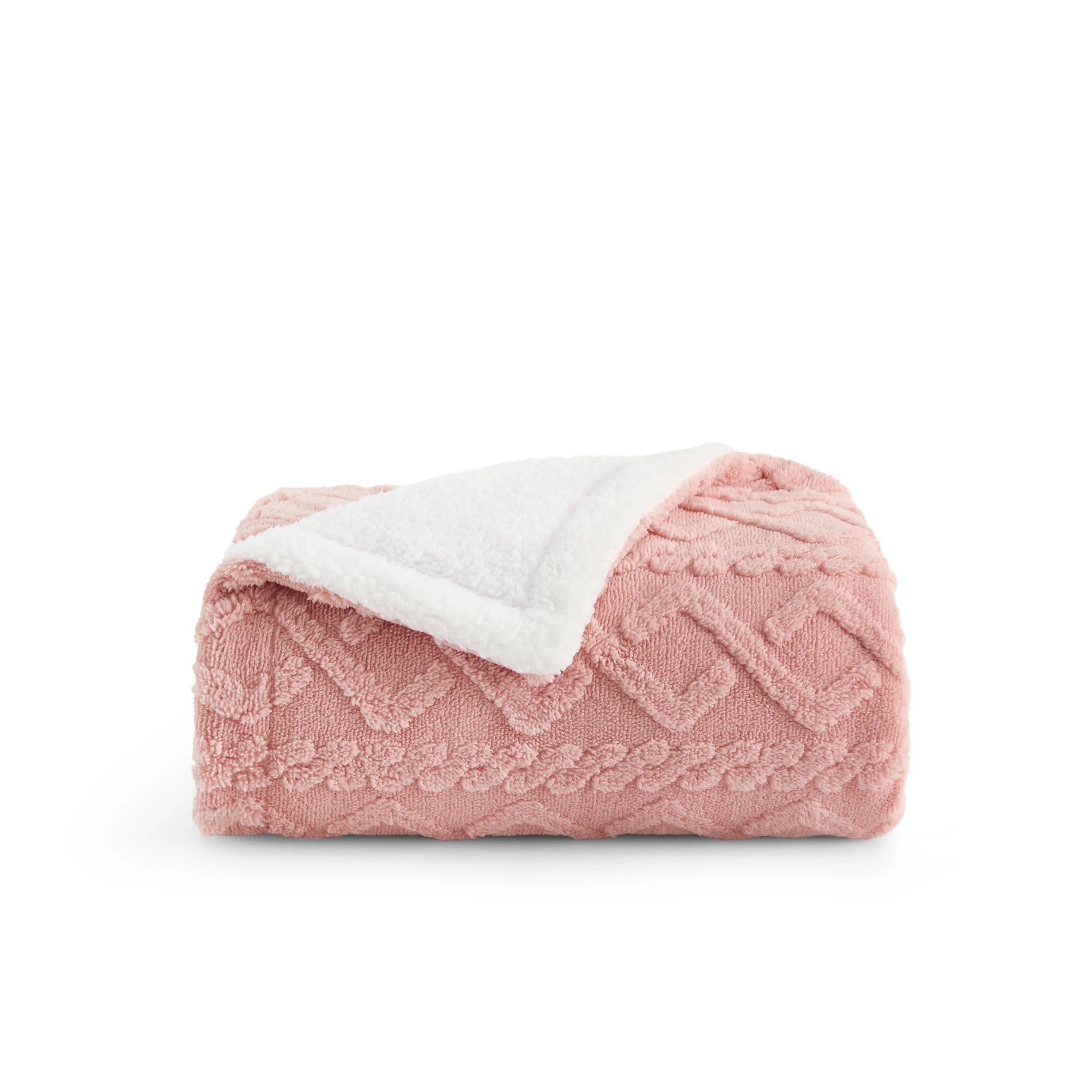 Cozy Sherpa Throw Blanket for Couch