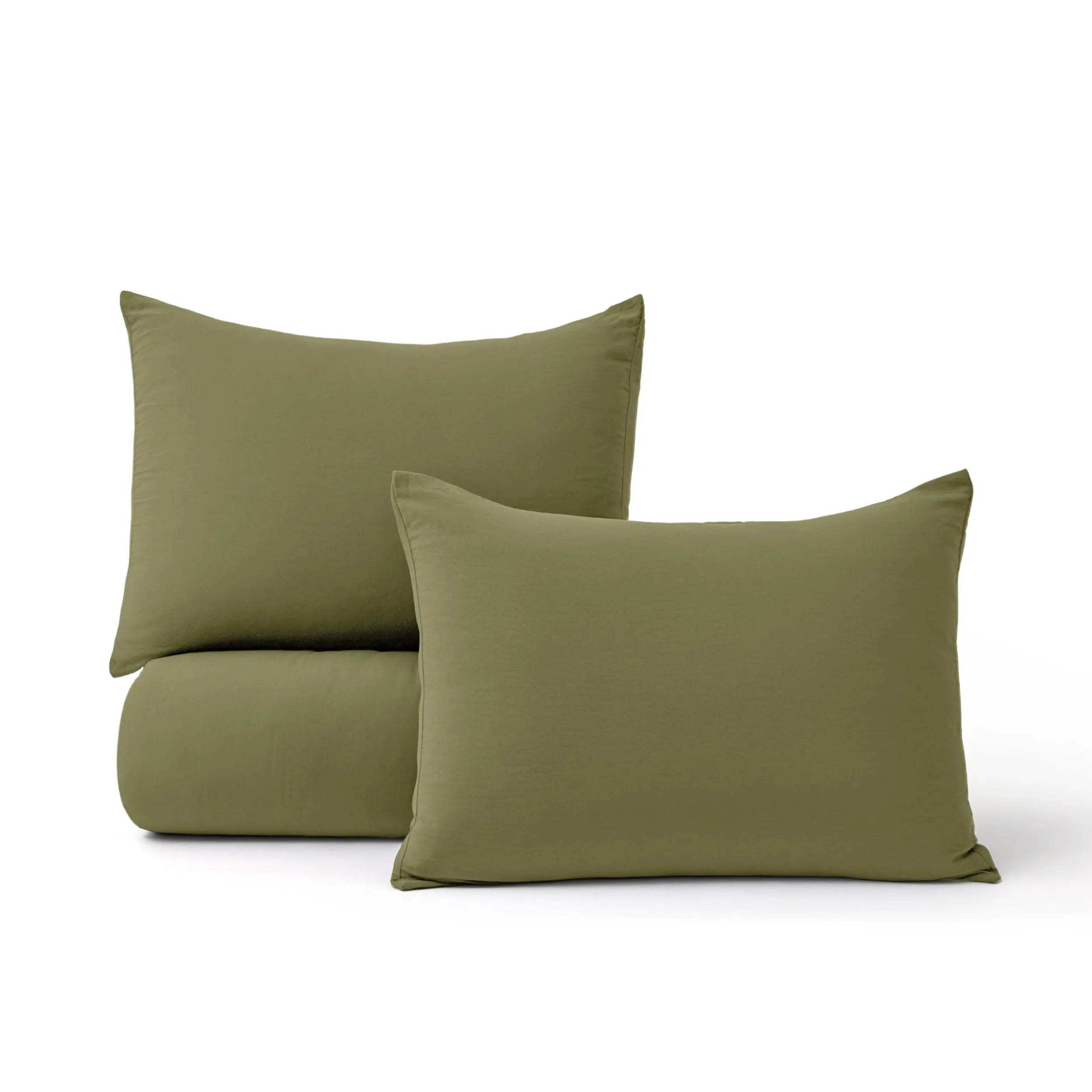 Pre-Washed Solid Comforter Set