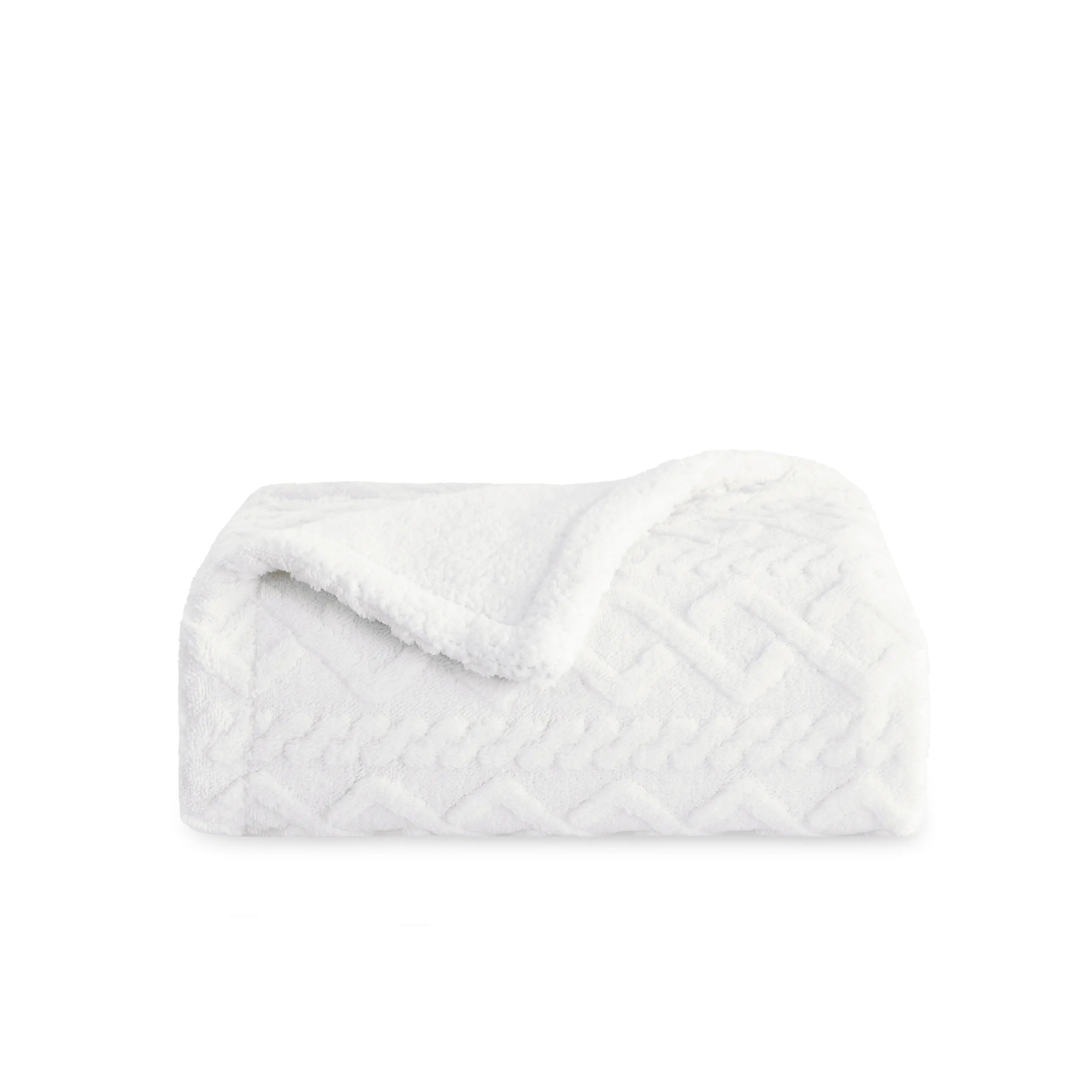 Cozy Sherpa Throw Blanket for Couch