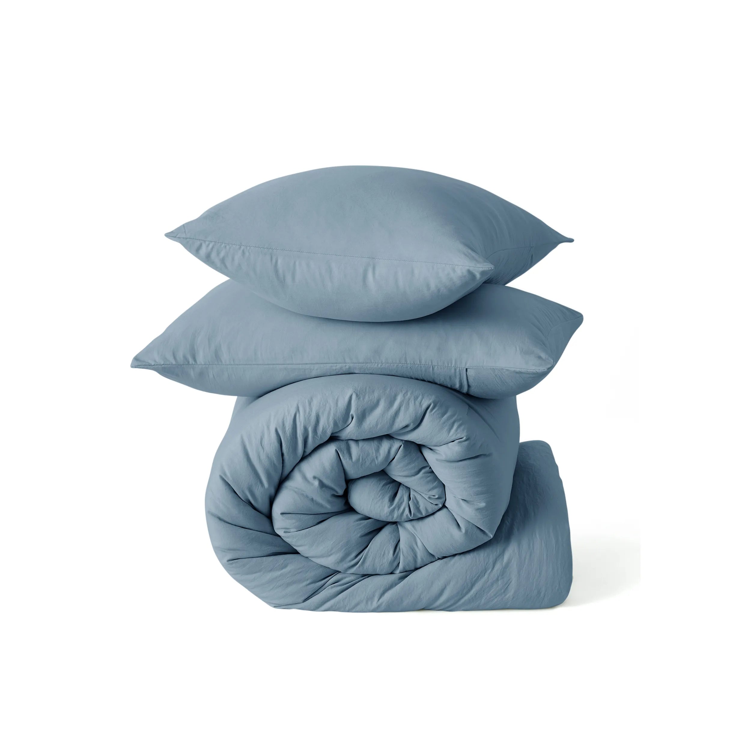 Pre-Washed Solid Comforter Set