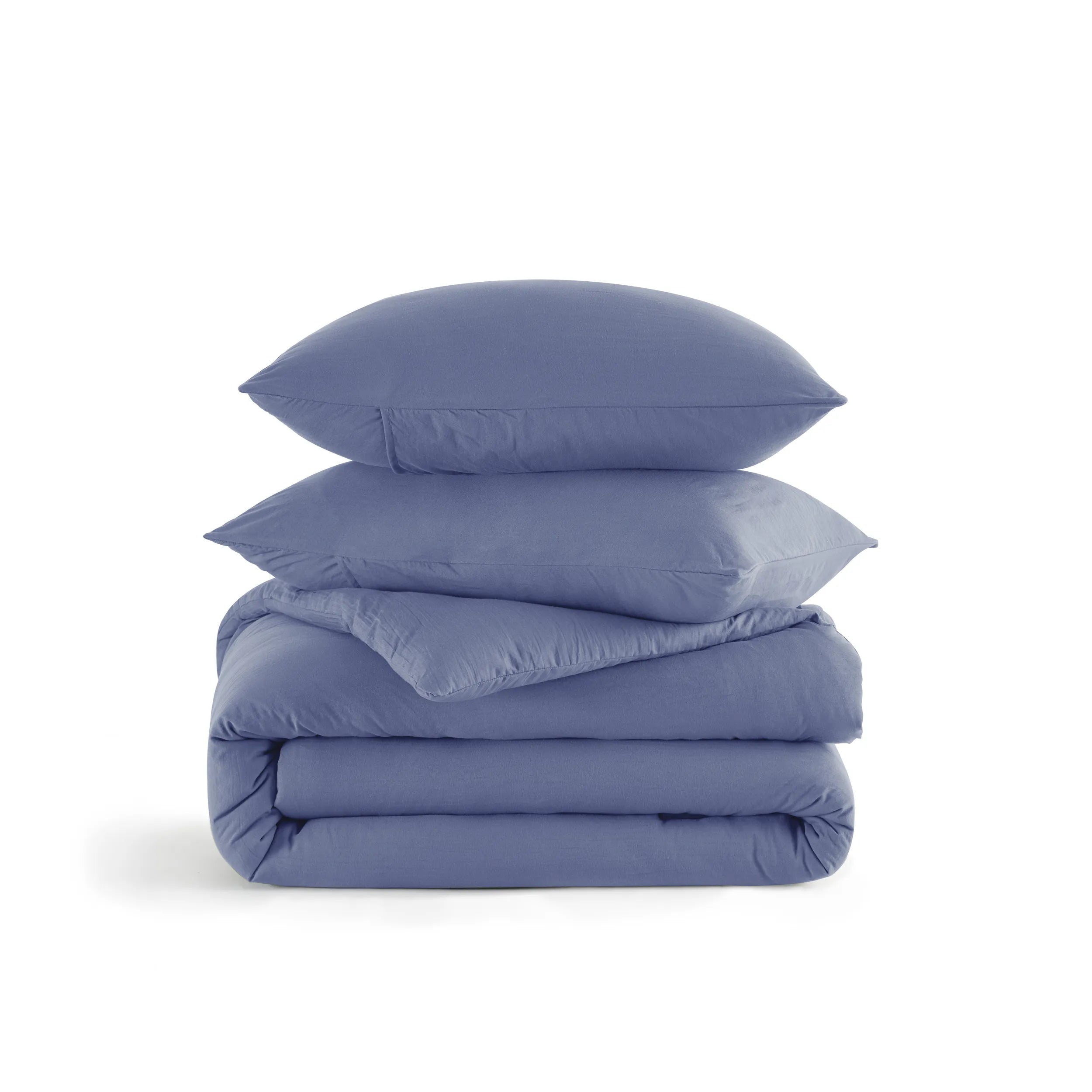 Pre-Washed Solid Comforter Set