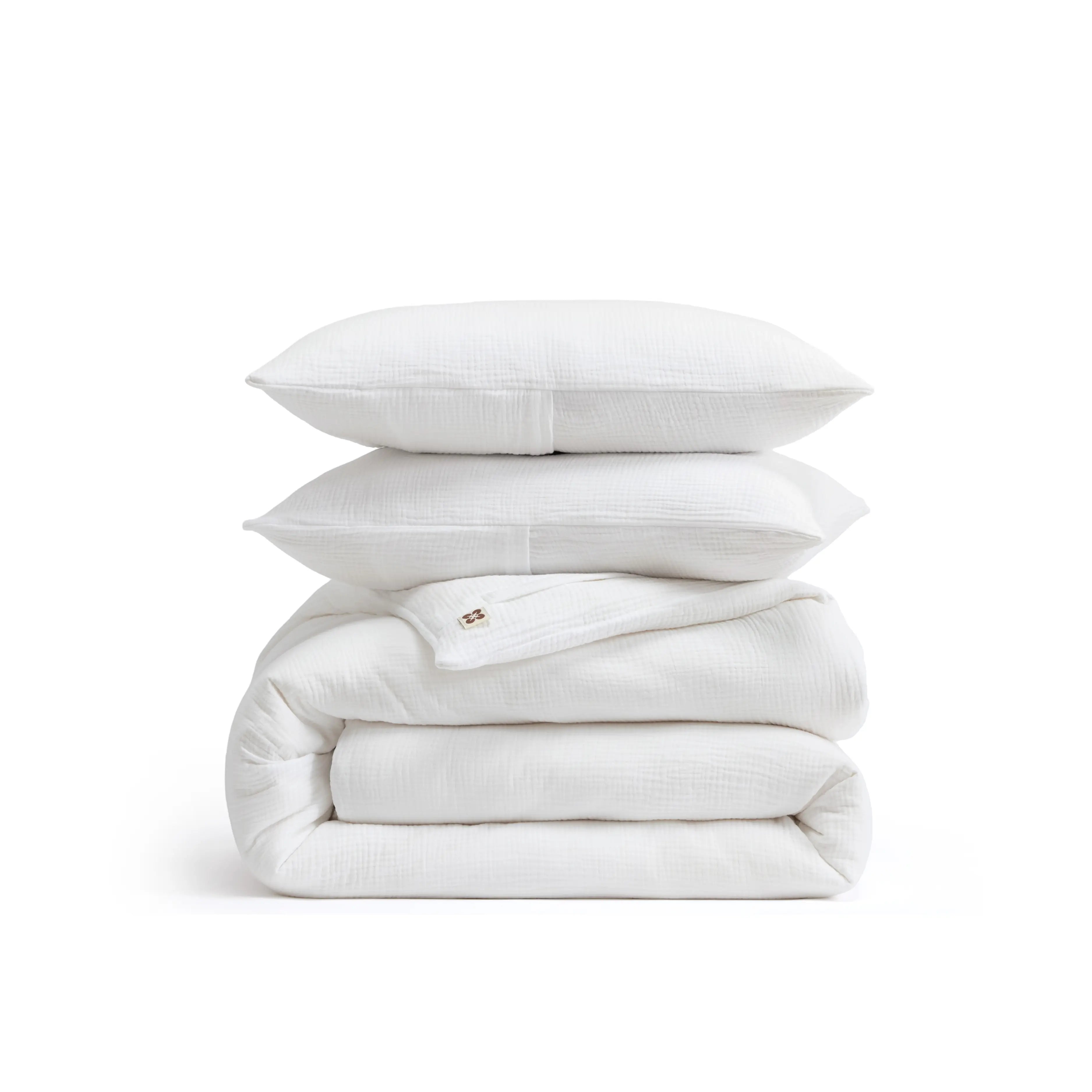 PureWoven™ Triple-Layer Cotton Gauze Duvet Cover Set