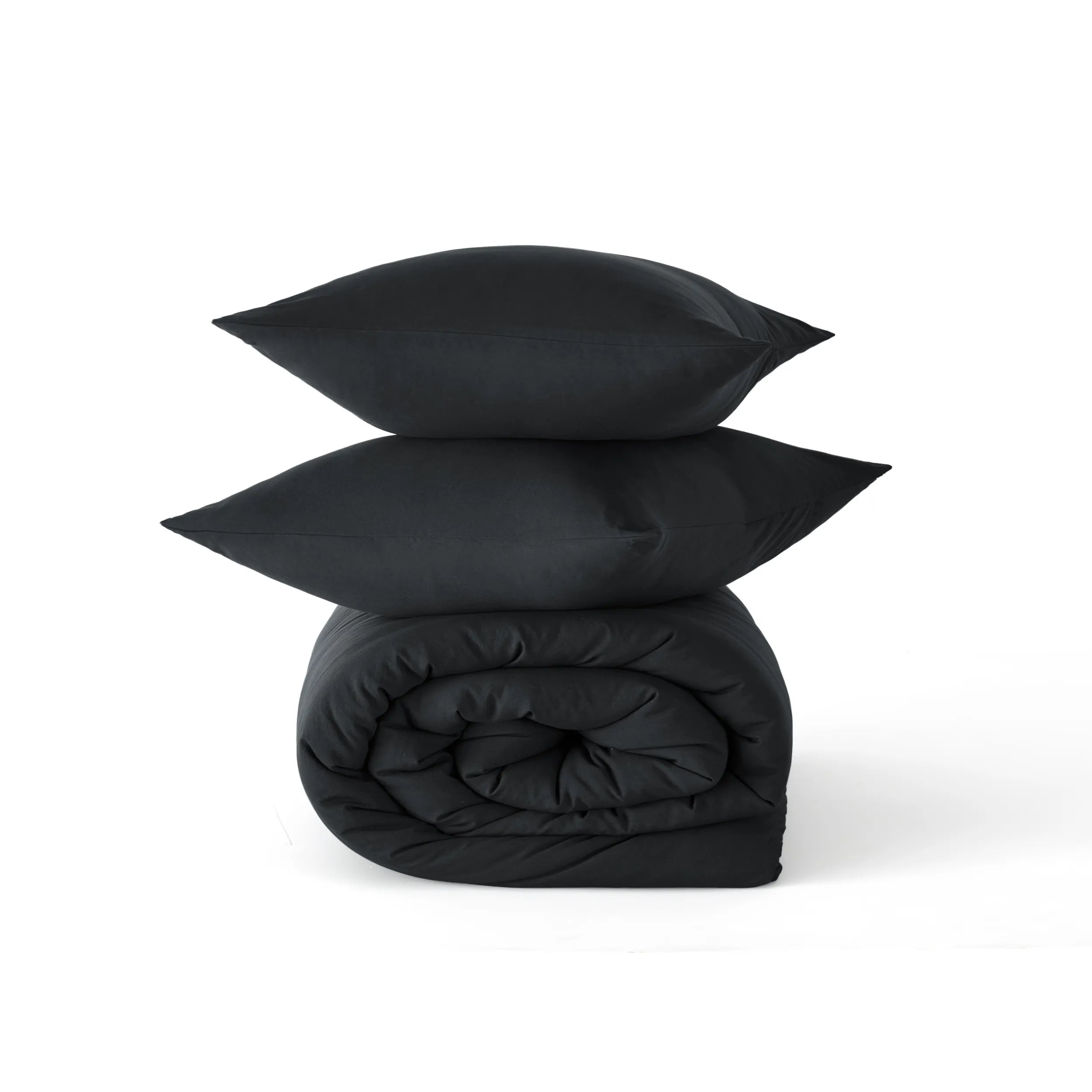 Pre-Washed Solid Comforter Set