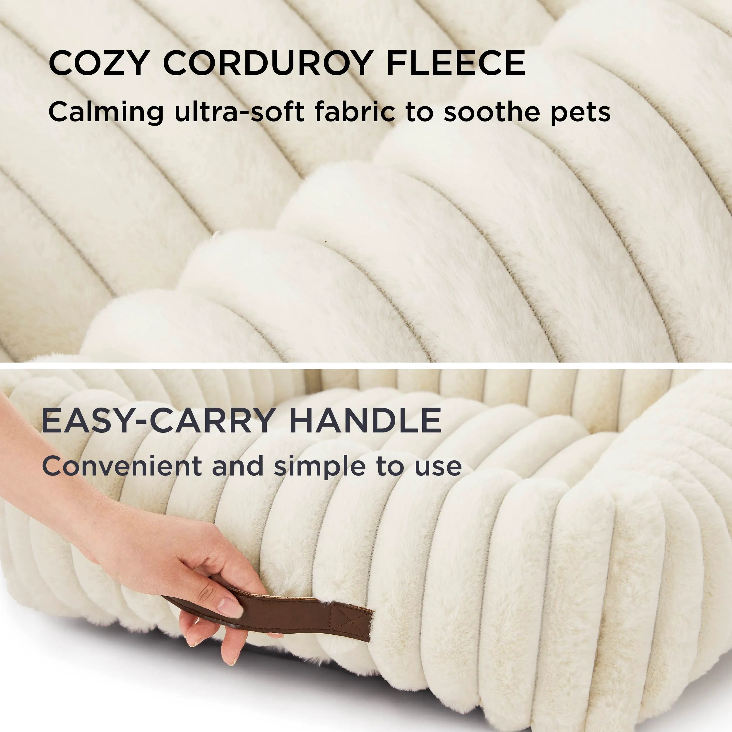 ComfyFleece™ Rectangular Dog Bed