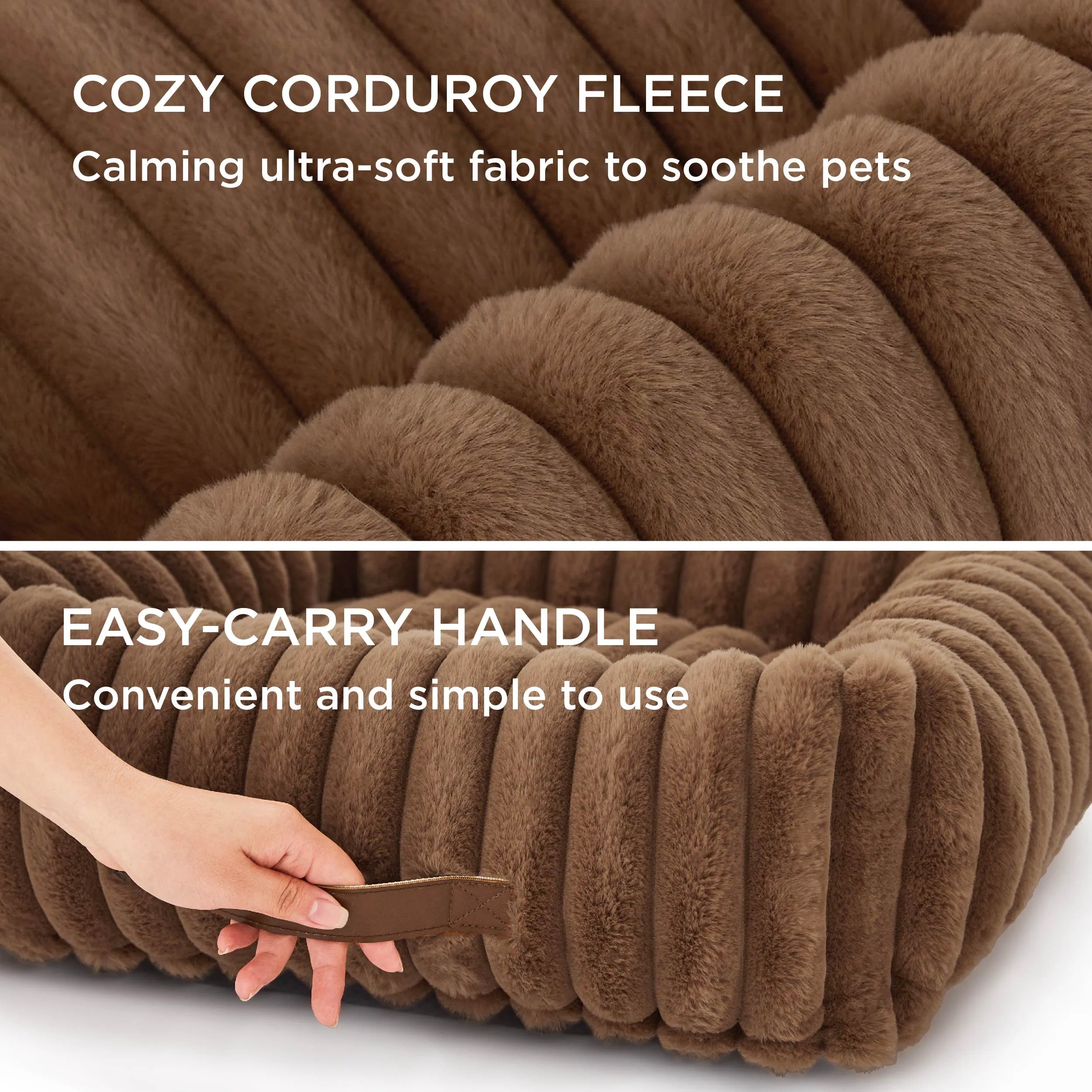 ComfyFleece™ Rectangular Dog Bed