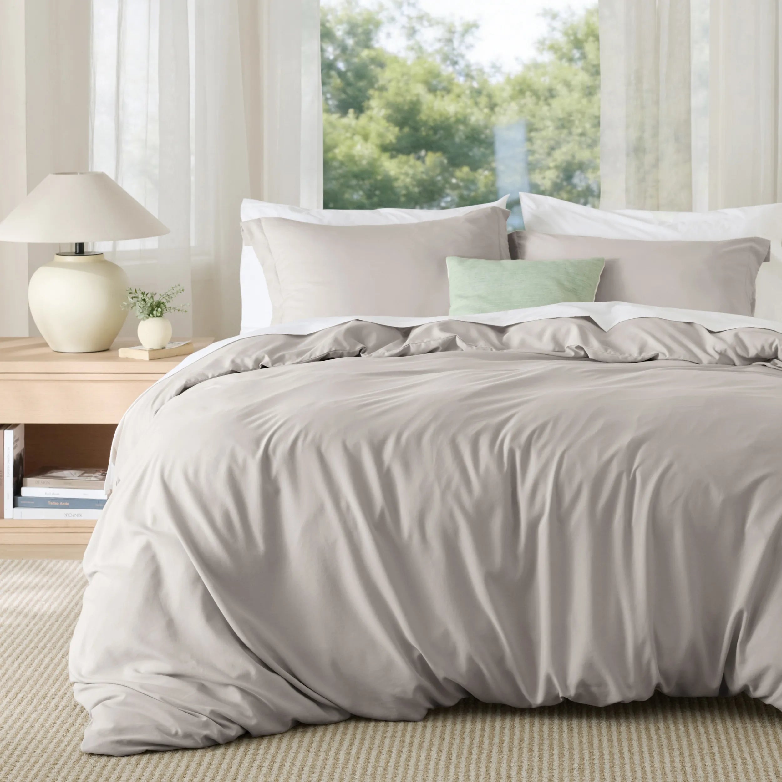 Brushed Microfiber Duvet Cover Set