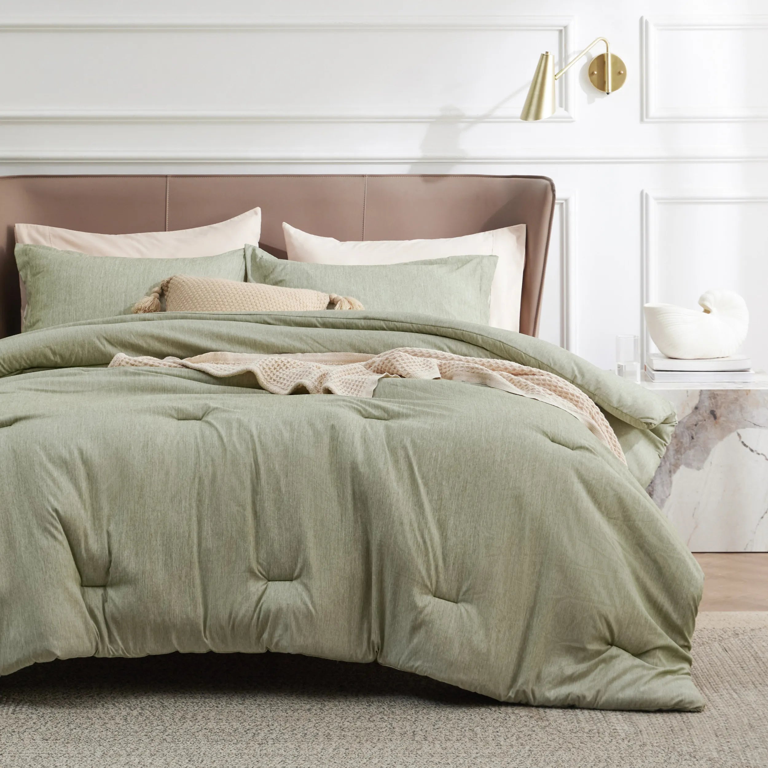 Cationic Dye Comforter Set - 100gsm