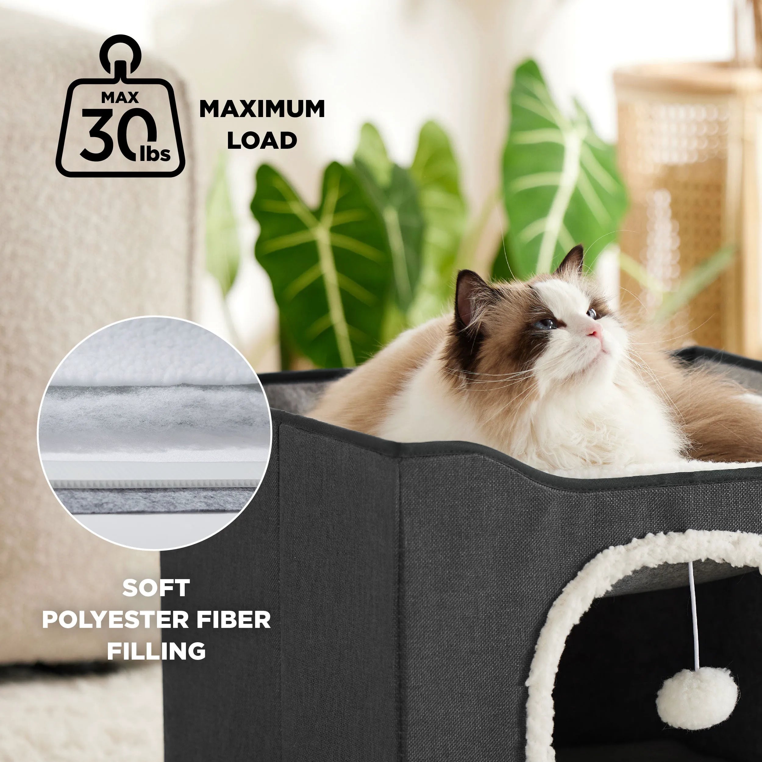 Indoor Cat Bed and House for Pets