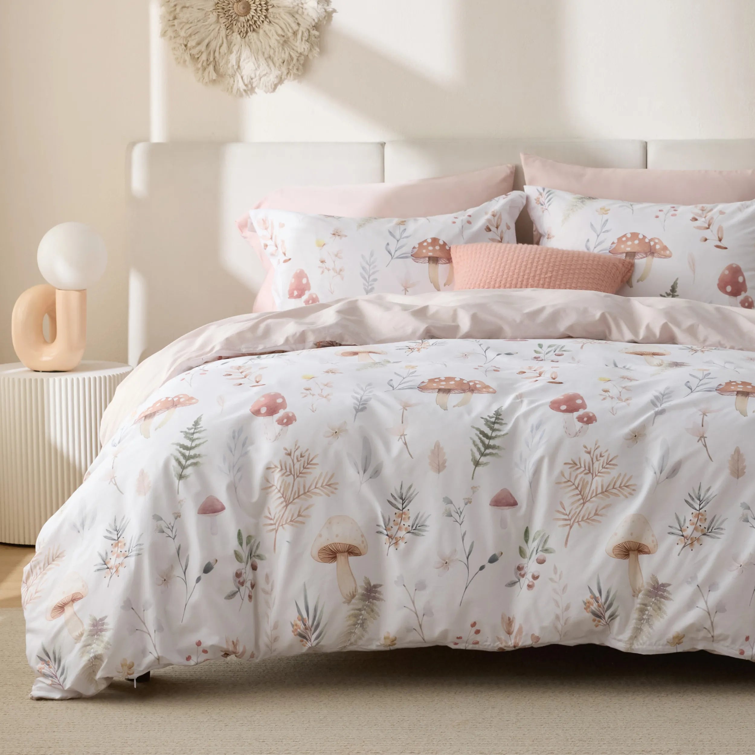 PureWoven™ 100% Cotton Patterned Duvet Cover Set