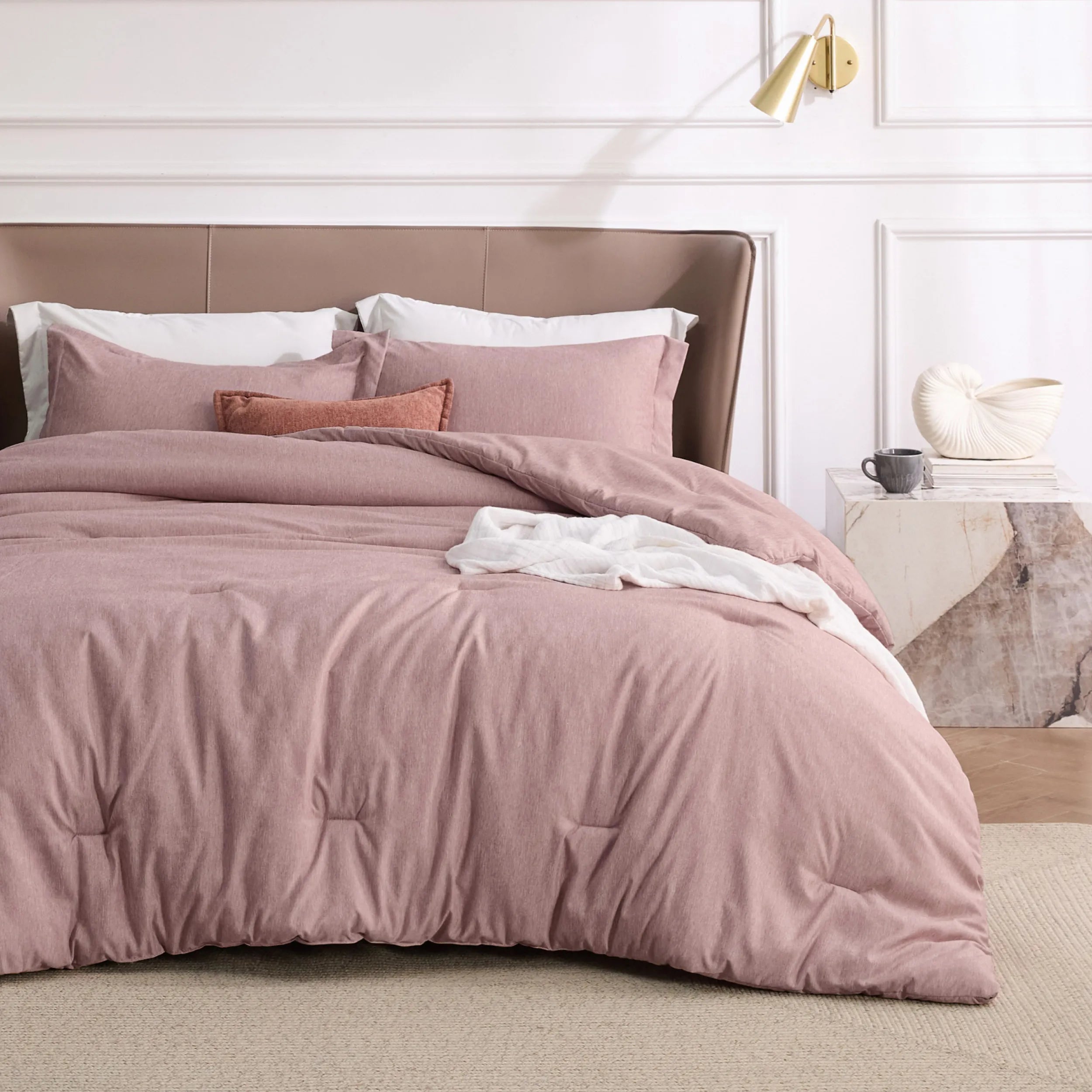 Cationic Dye Comforter Set - 100gsm
