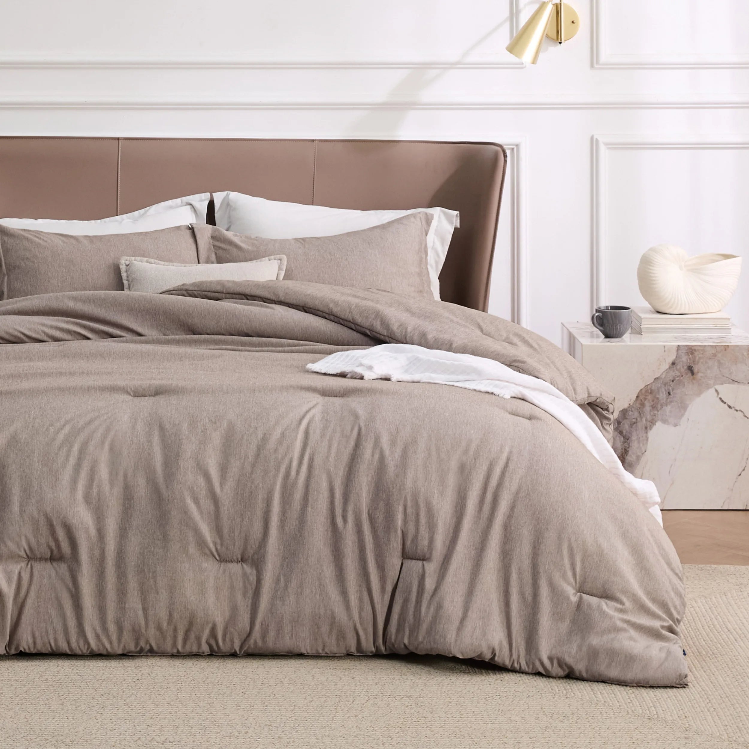 Cationic Dye Comforter Set - 100gsm