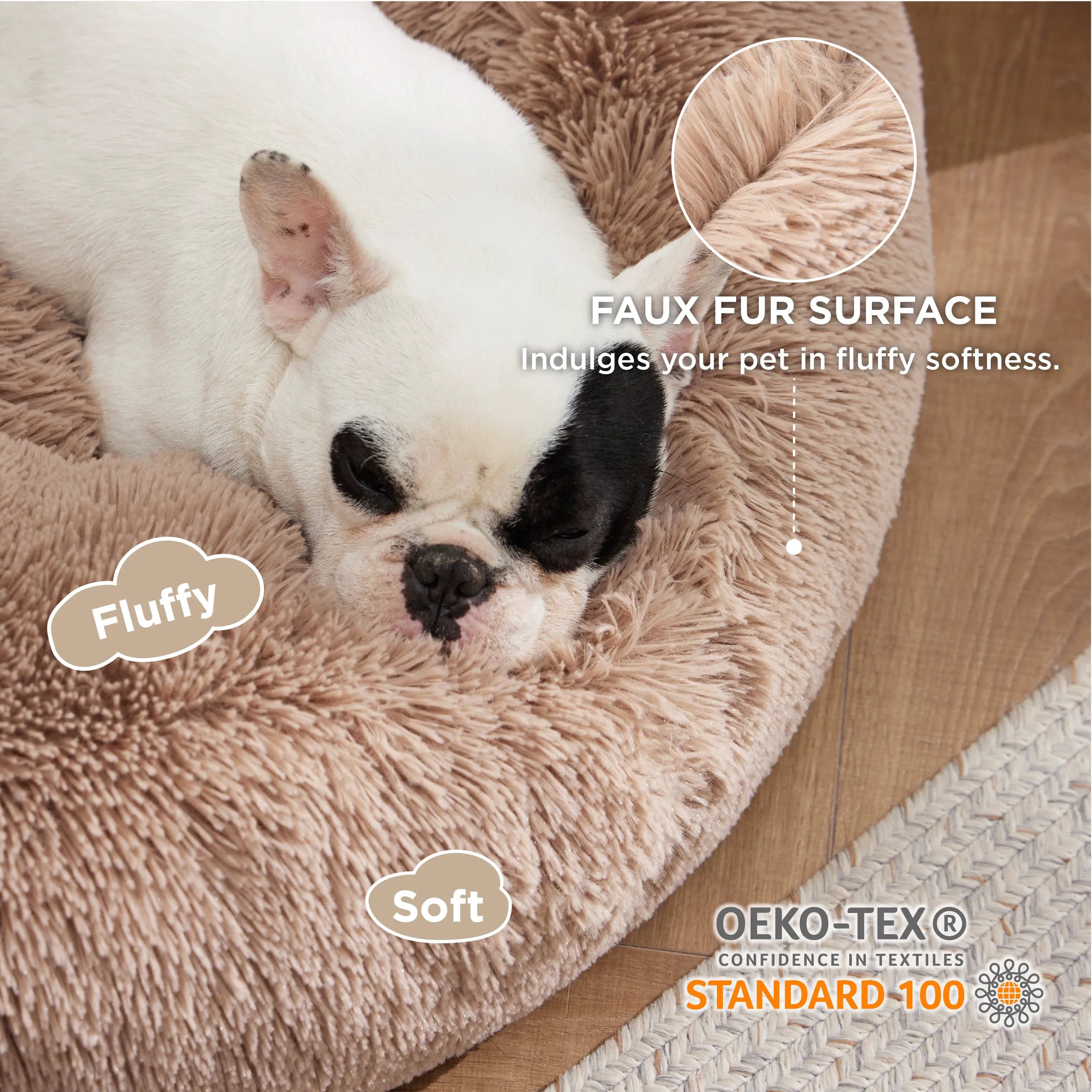 Calming Donut Bed for Pets