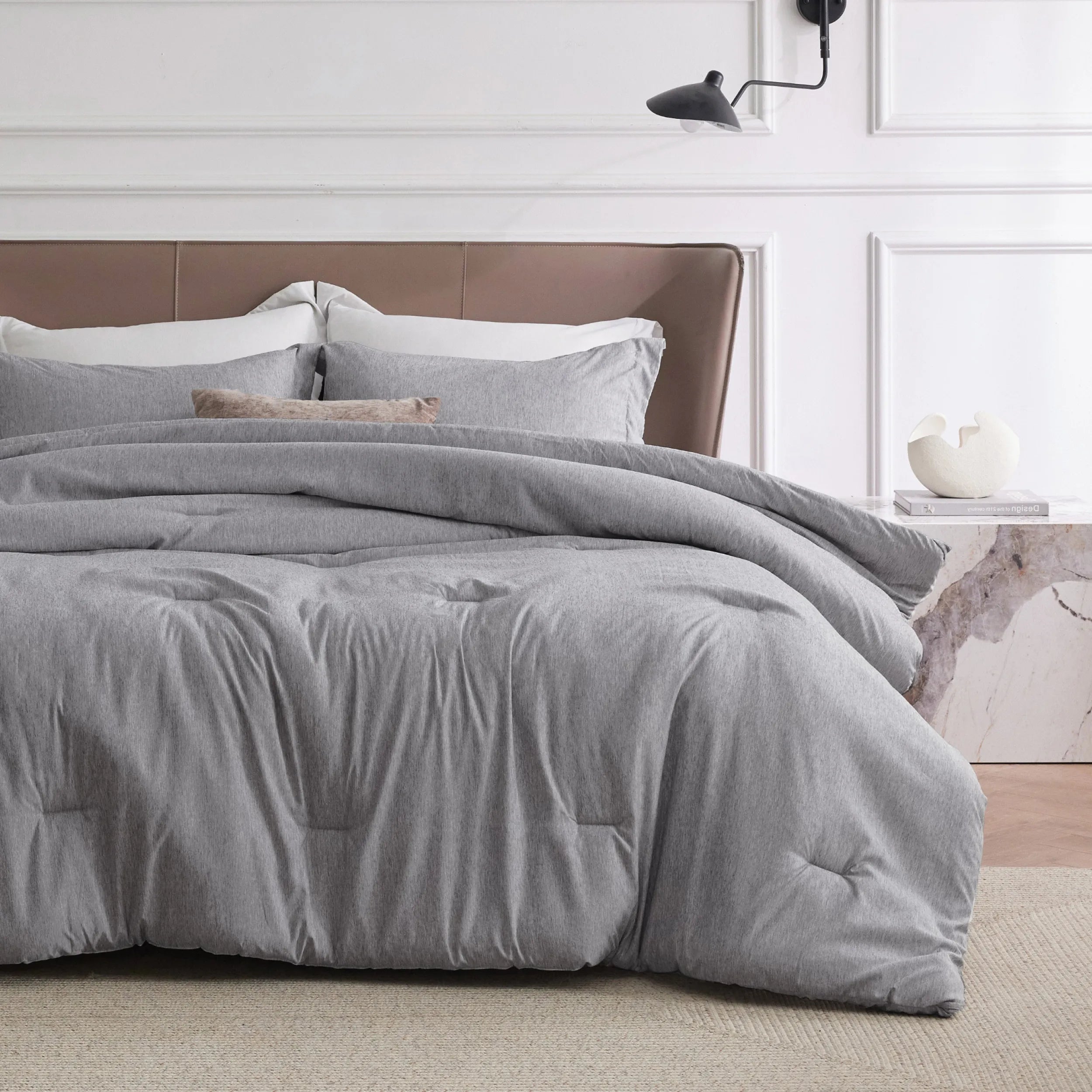 Cationic Dye Comforter Set - 100gsm