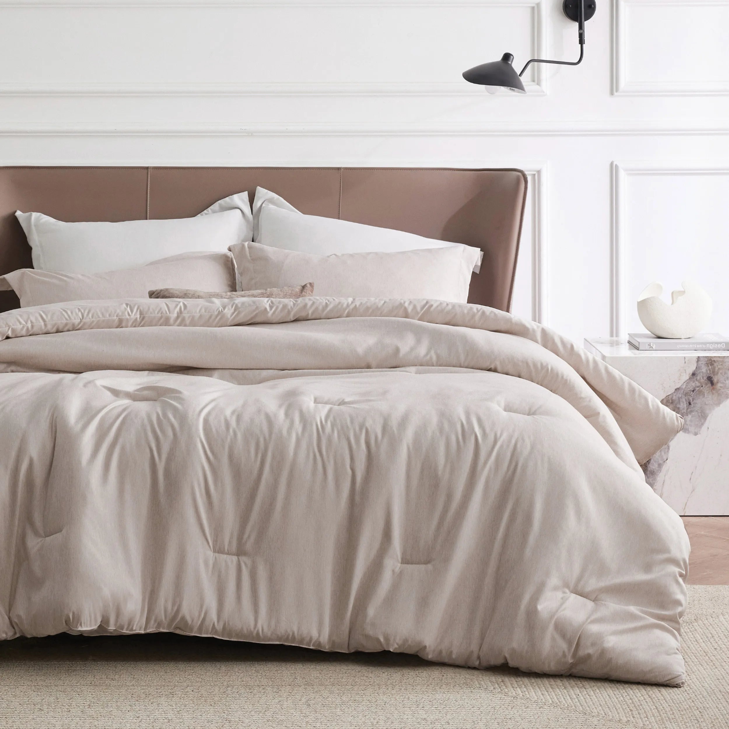 Cationic Dye Comforter Set - 100gsm
