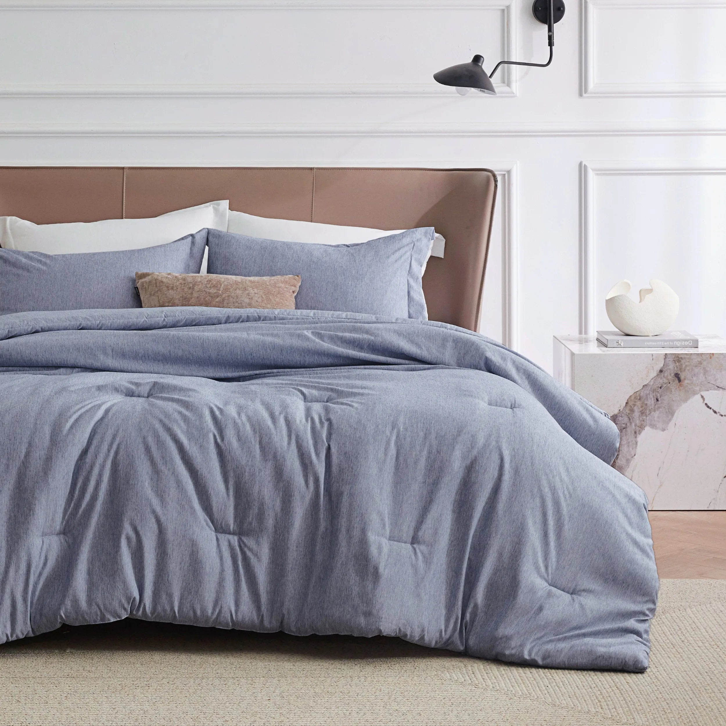 Cationic Dye Comforter Set - 100gsm