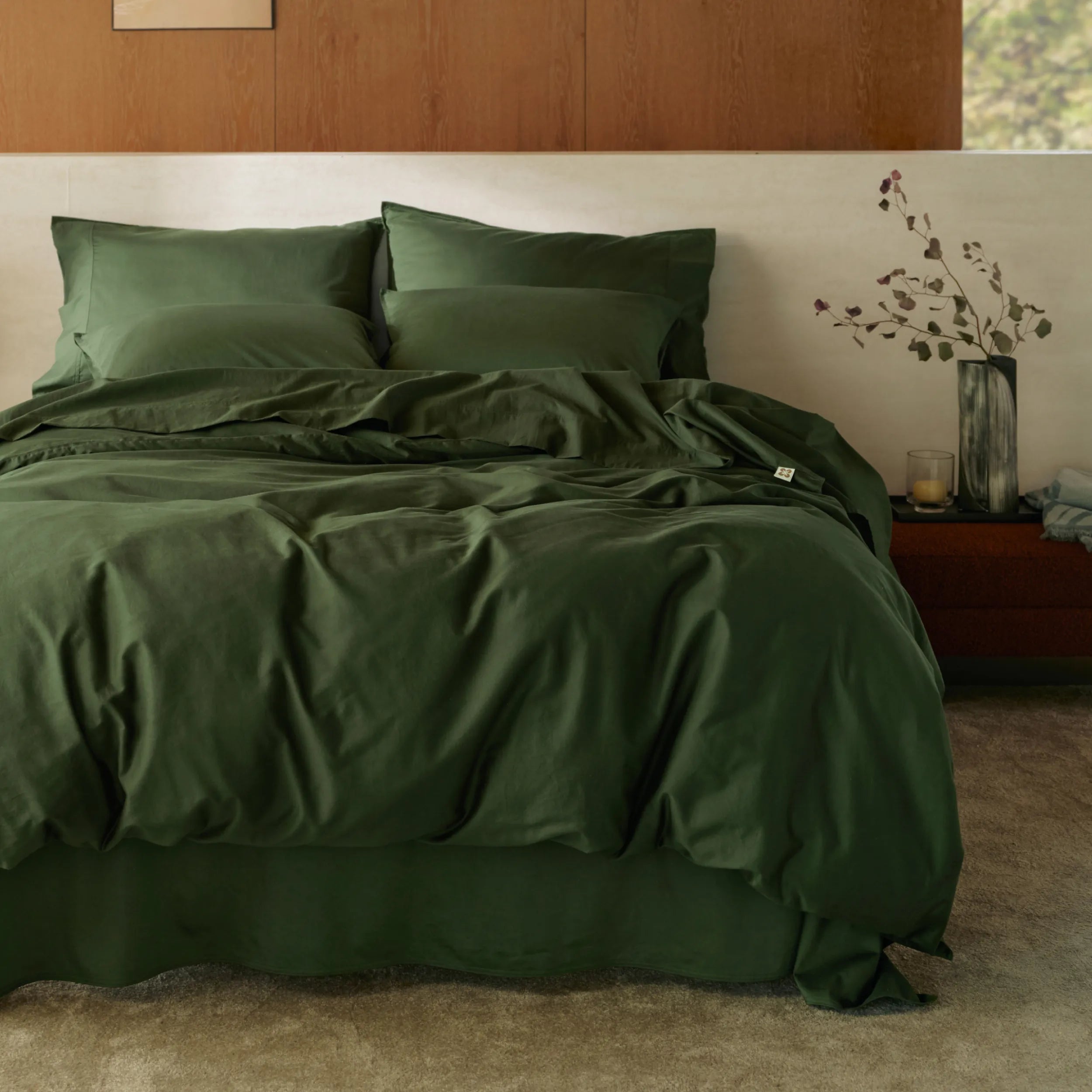 PureWoven™ Organic Cotton Duvet Cover Set