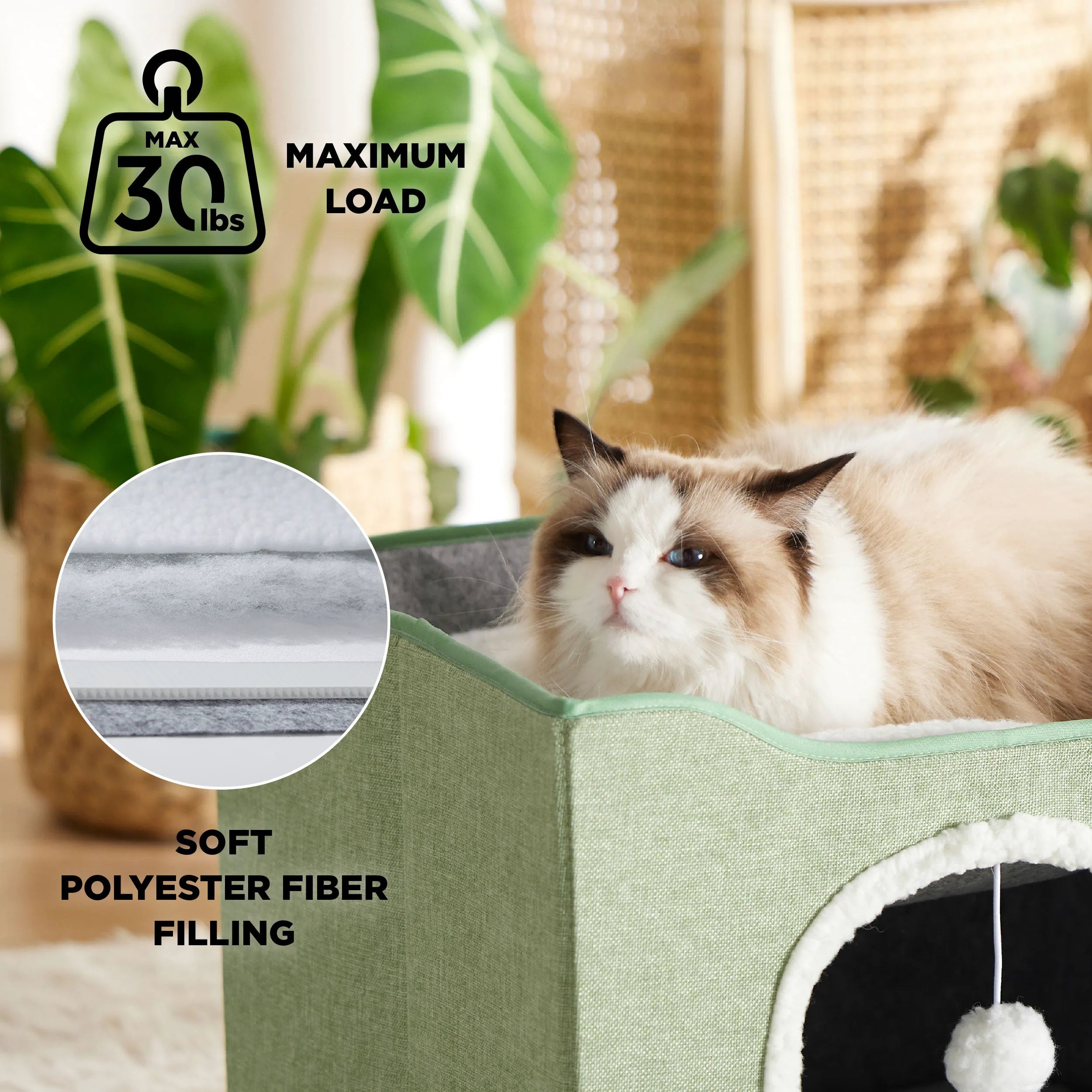 Indoor Cat Bed and House for Pets