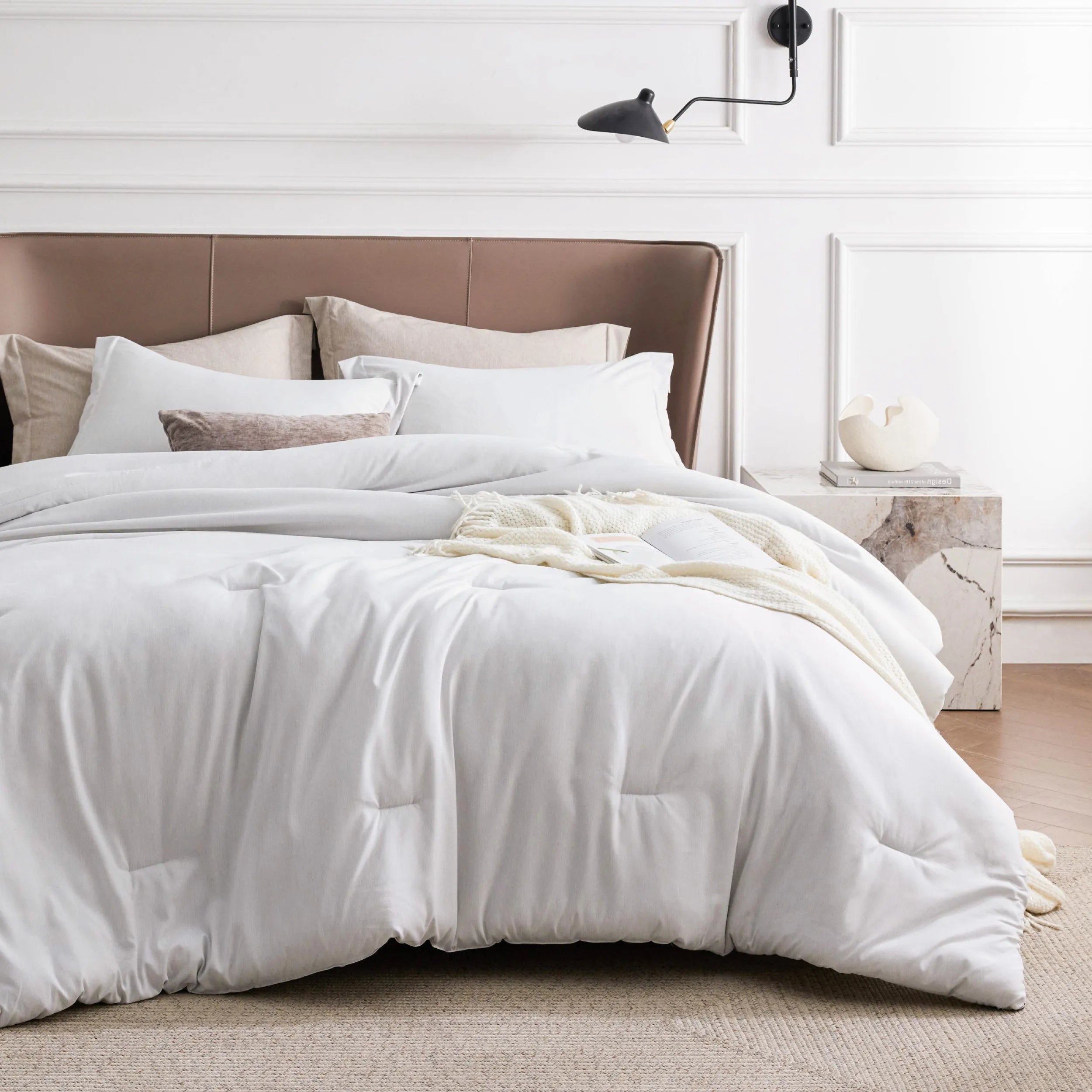 Cationic Dye Comforter Set - 100gsm