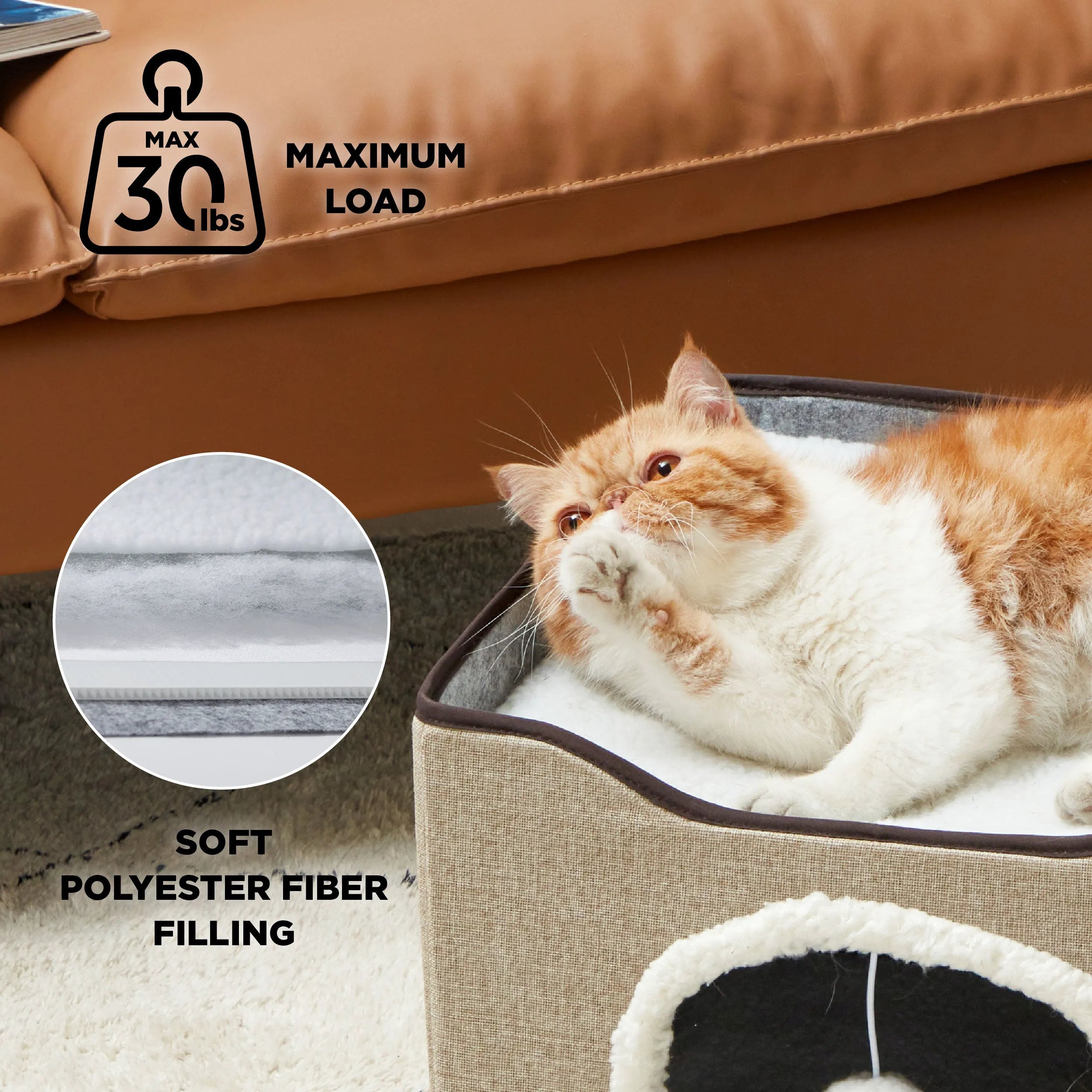Indoor Cat Bed and House for Pets