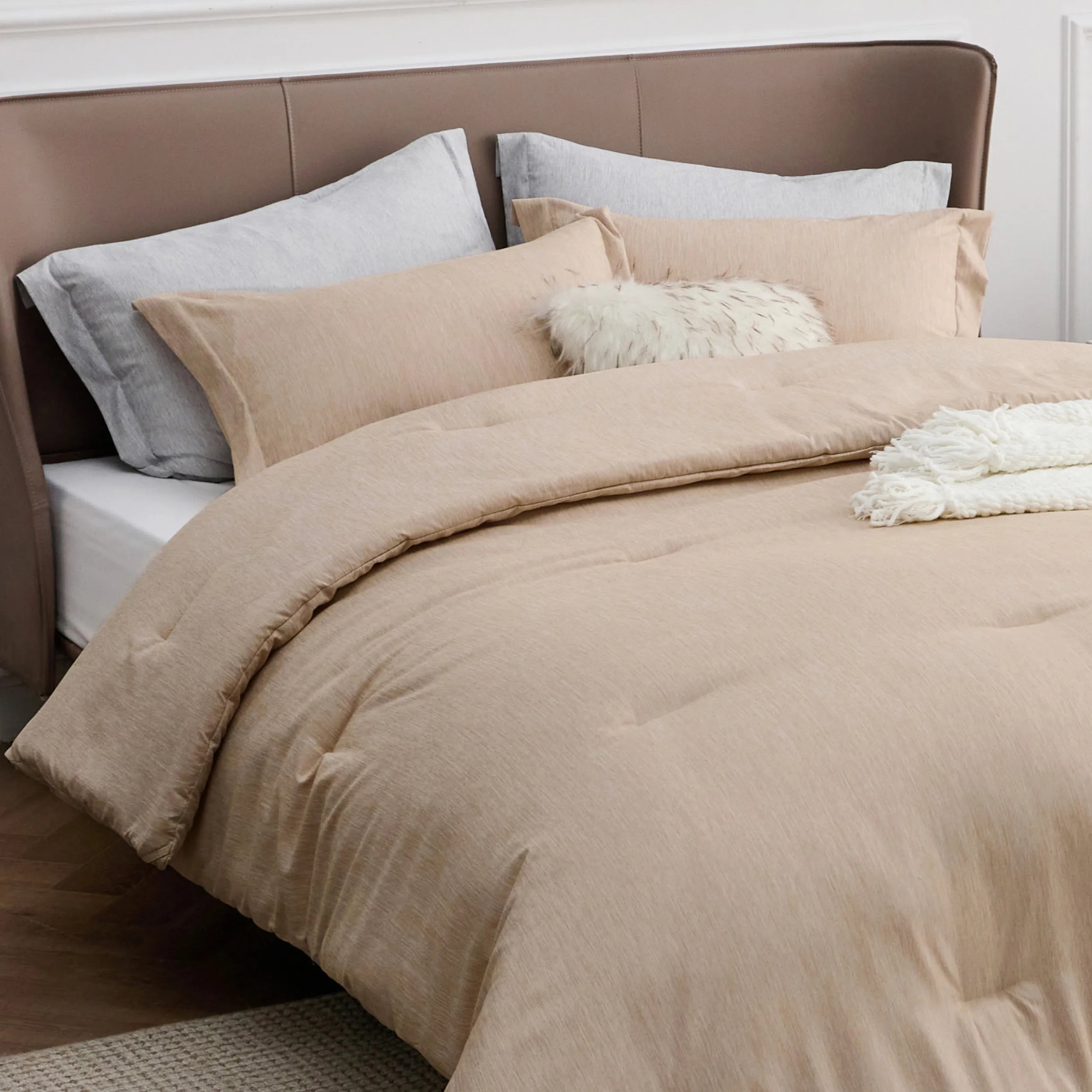 Cationic Dye Comforter Set - 100gsm