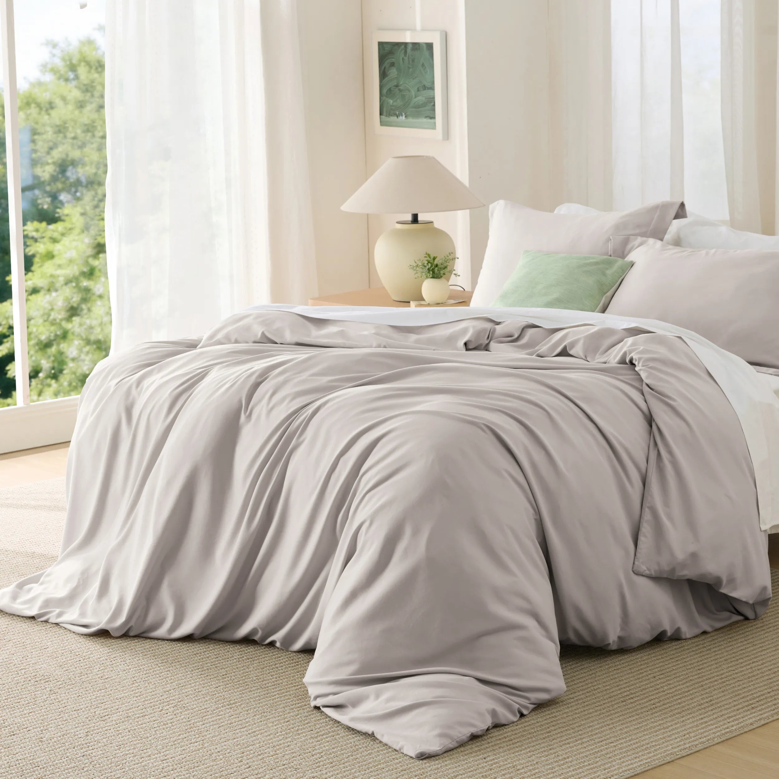 Brushed Microfiber Duvet Cover Set