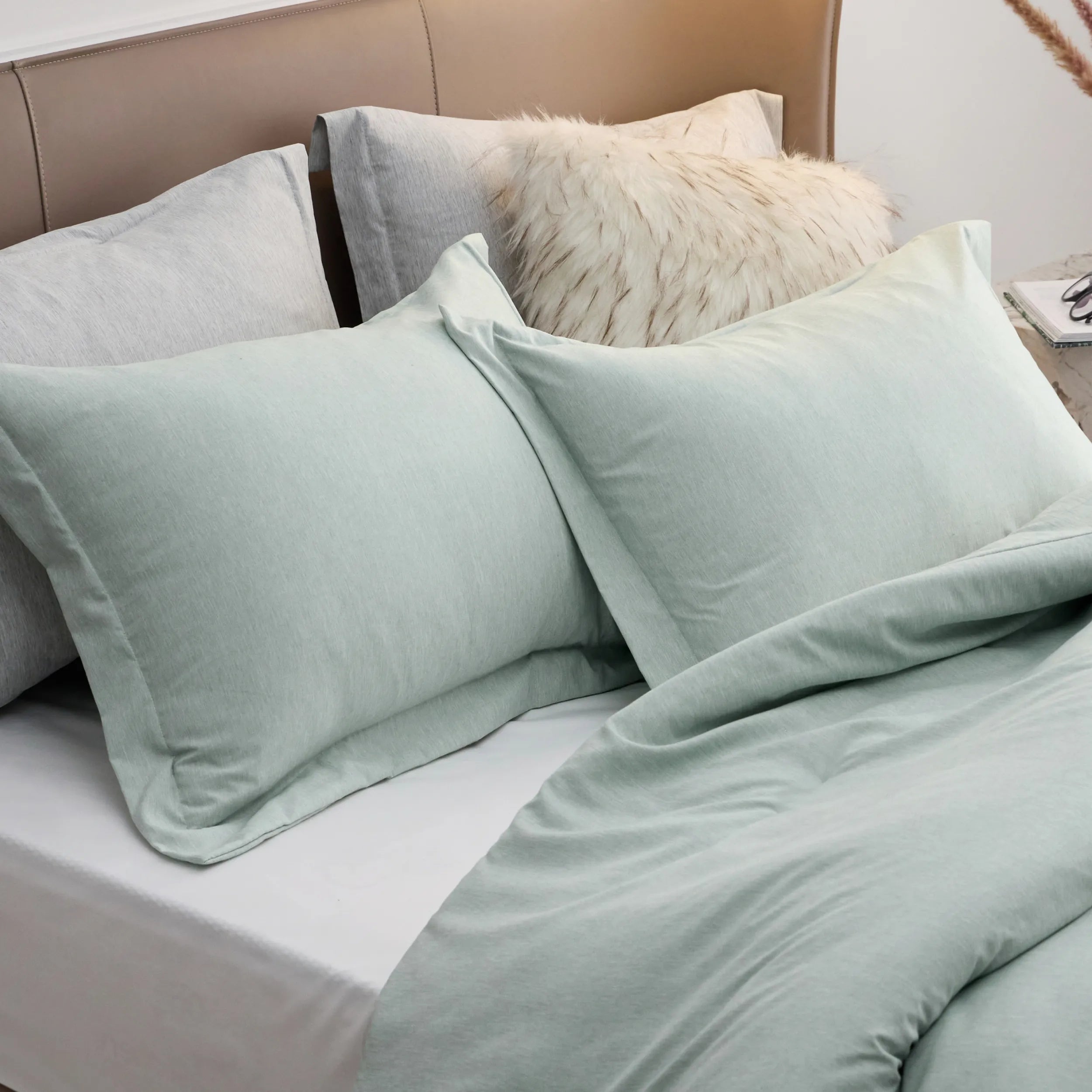 Cationic Dye Comforter Set - 100gsm